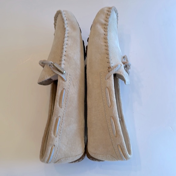 UGG Sherpa Lined Suede Driving Loafers - Picture 3 of 8